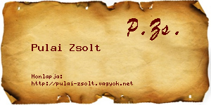 Pulai Zsolt névjegykártya